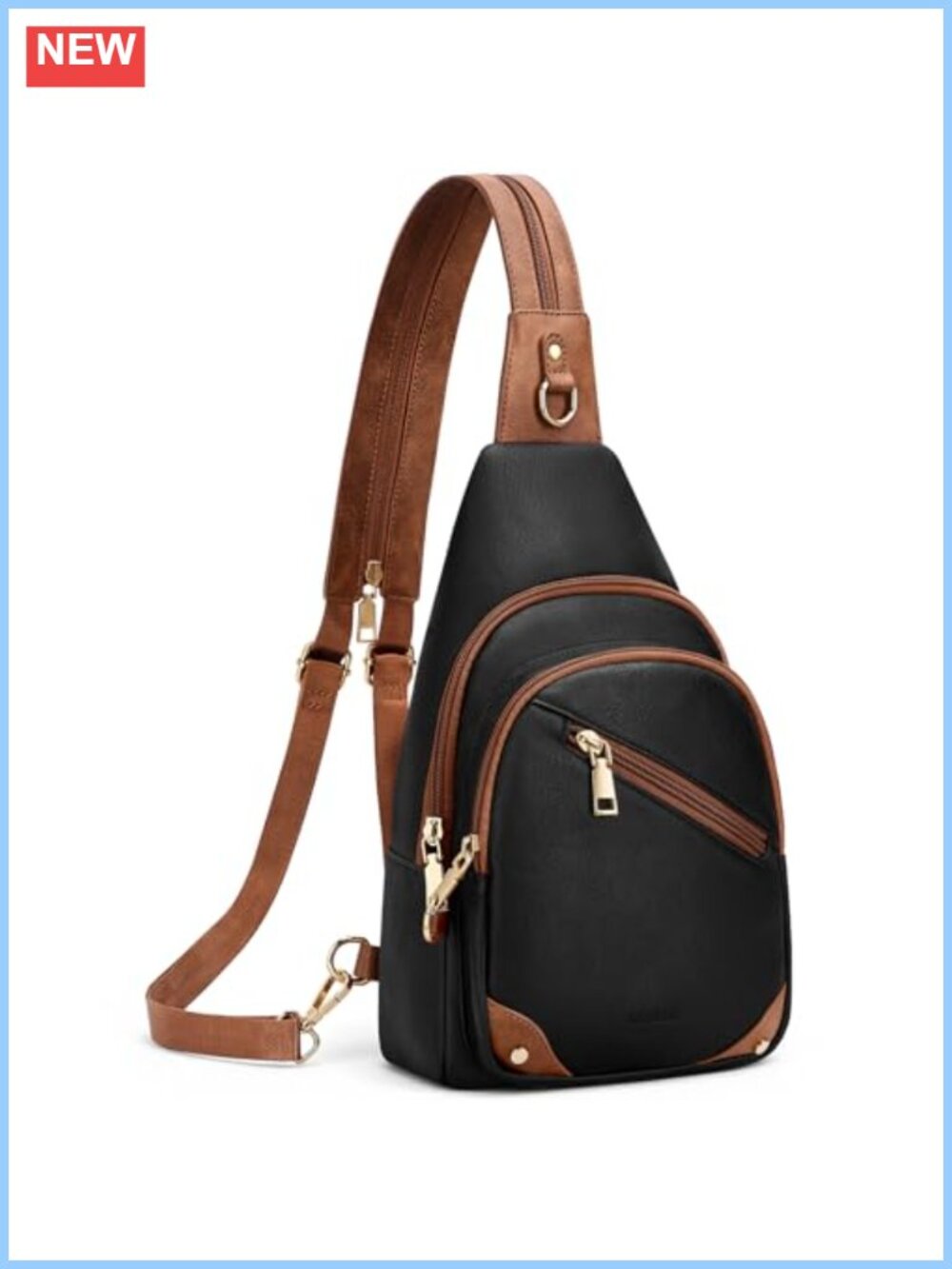 Anti Theft Sling Bag Faux Leather RFID Crossbody Convertible Backpack Purse